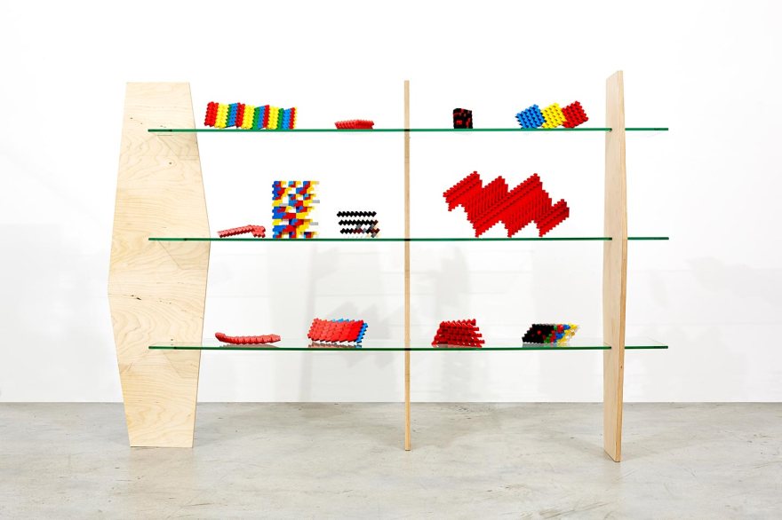 Paul Edmunds - ,Lego Lab,, 2015 Lego, timber, and glass 110 x 160 x 40.5 cm