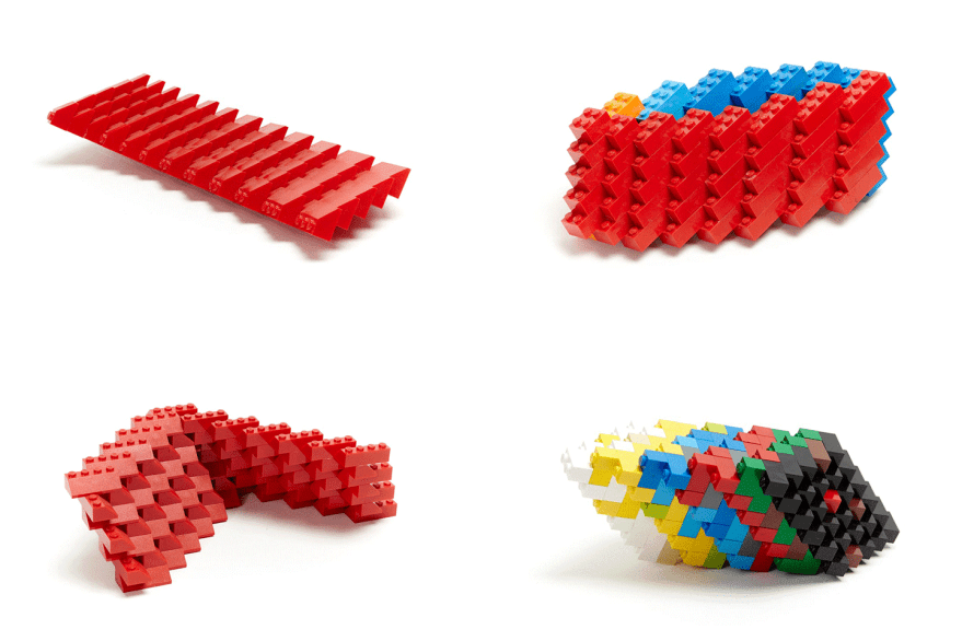 Paul Edmunds - 'Lego Lab' (detail), 2015 Lego, timber, and glass 110 x 160 x 40.5 cm