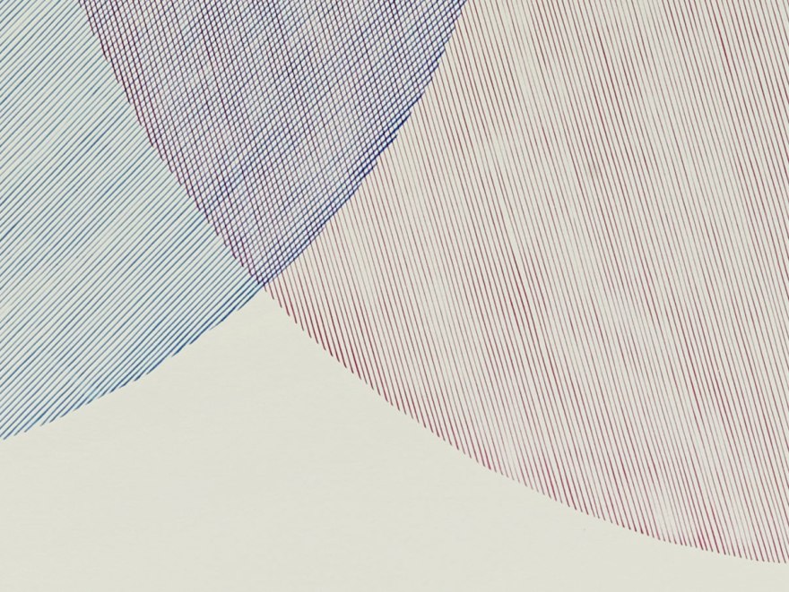 Paul Edmunds - 'Tributary' (detail), 2015 Linocut Print 79.7 x 110 cm Edition of 10 + 2APs